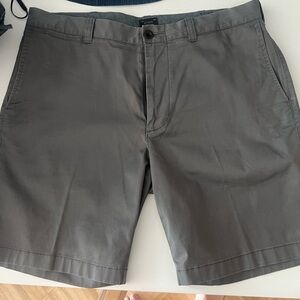 Never worn charcoal, gray J crew dress shorts
